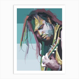 Max Cavalera in WPAP Art Print