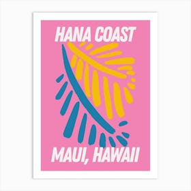 Maui Tropical Abstract Art Print