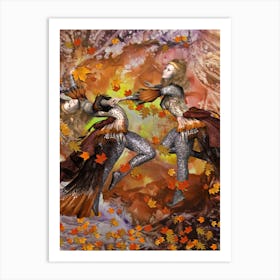 Wind Dancers 2 Art Print