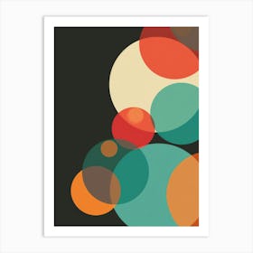 Abstract Circles 42 Art Print