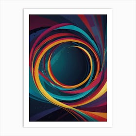 Abstract Swirls 1 Art Print