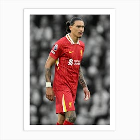 Darwin Nunez Of Liverpool And Brentford Fc Art Print