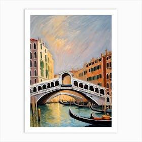 Rialto Bridge Art Print