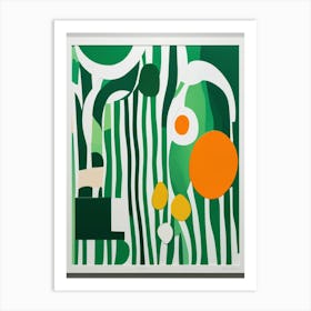 Green And Orange matisse art print Art Print