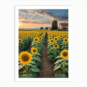 Sunflowers  Art Print