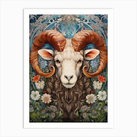 Ram Zodiac Art Print