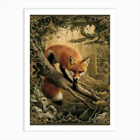 william morris Fox In The Forest 2 Art Print