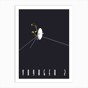 Voyager 2 Spacecraft Art Print