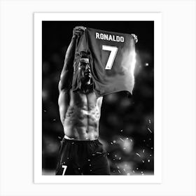 Cristiano Ronaldo 4 Art Print