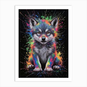 Fox Painting 1 Art Print