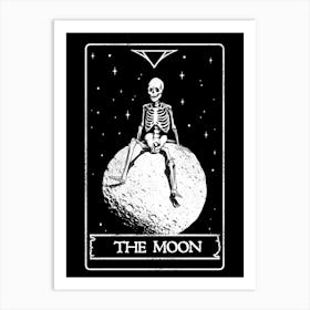 The Moon - Death Skull Gift Art Print
