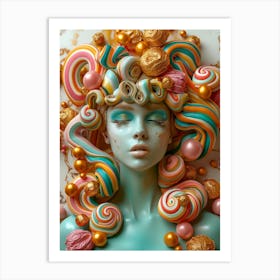 Lollipop Woman Art Print