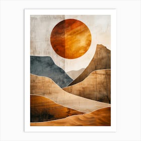 Desert Landscape 1 Art Print