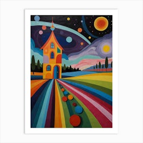 House In The Sky 1 Art Print