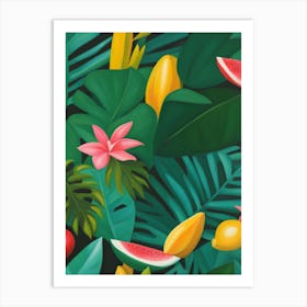 Tropical Fruit 1 Art Print