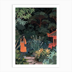 In The Garden Koraku En Japan 4 Art Print