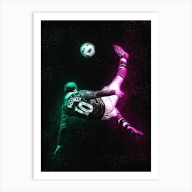 Wayne Rooney Bicycle Kick Art Print