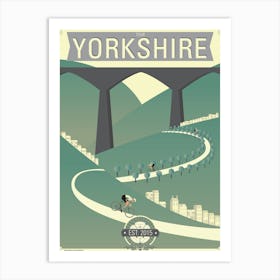 Tour De Yorkshire Art Print