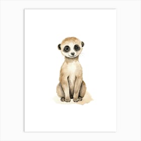 Meerkat 4 Art Print