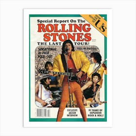 Rolling Stone 1981 Us Magazine Special Report Poster Art Print