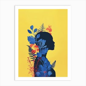 Silhouette Of A Woman 67 Art Print