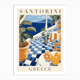 Santorini Art Print