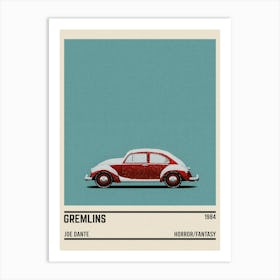 Gremlins Car Movie Art Print