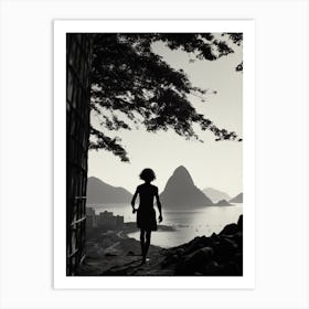 Rio De Janeiro, Black And White Analogue Photograph 3 Art Print