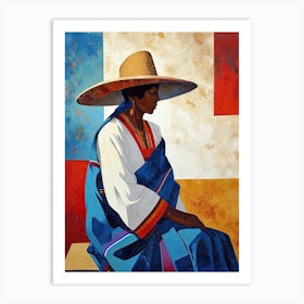 Mexican Woman Art Print