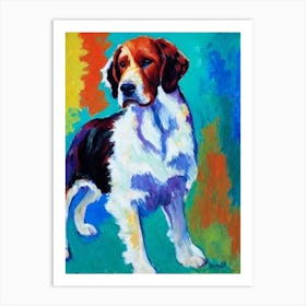 Irish Setter 2 Fauvist Style Dog Art Print