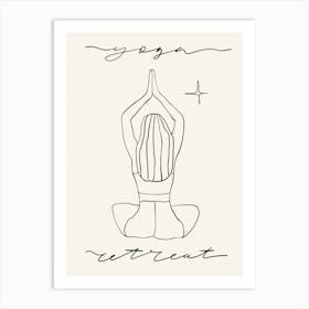 Yoga Retreat Art Print