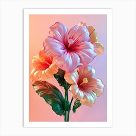 Dreamy Inflatable Flowers Hibiscus 5 Art Print