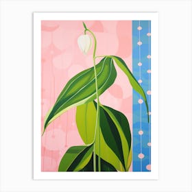 Lily Of The Valley 1 Hilma Af Klint Inspired Pastel Flower Painting Art Print