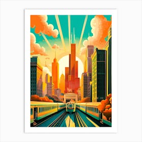 Welcome to Chicago Art Print