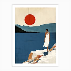 Serres Simplicity: Minimalist Art, Greece Art Print