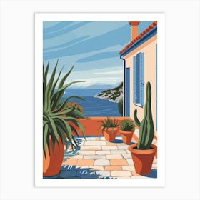 House On The Beach 12 Art Print