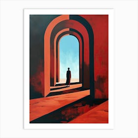 'The Doorway', Minimalism Art Print