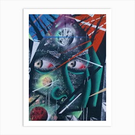 Psychedelic Street Art Art Print