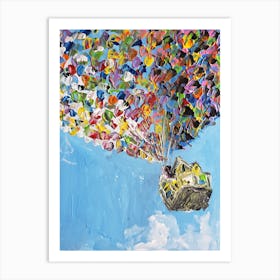 Ballon House Art Print