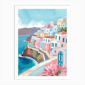 Santorini Print Poster 1 Art Print