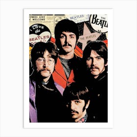 Beatles 3 Art Print