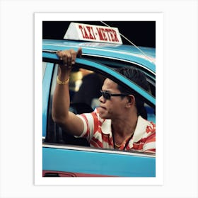 Thai Taxi Driver Art Print