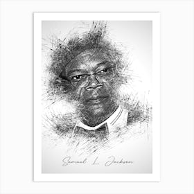 Samuel L Jackson Art Print