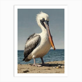 Pelican 10 Art Print