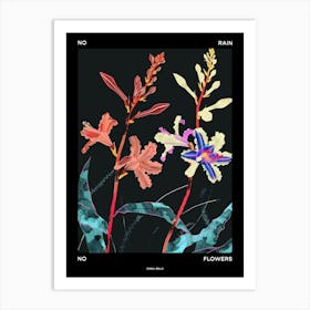 No Rain No Flowers Poster Coral Bells 2 Art Print