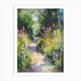  Floral Garden Wild Garden 8 Art Print