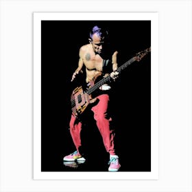 flea Red Hot Chili Peppers band music Art Print