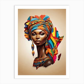 African Woman Art Print