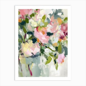 Pink Roses 1 Art Print