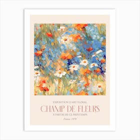 Champ De Fleurs, Floral Art Exhibition 39 Art Print